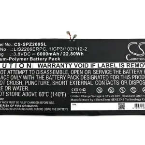 Tablet battery for SONY Castor, SGP511, SGP512, SGP521, SGP541, SGP551, SGP561, SOT21, Xperia Tablet Z2, Xperia Tablet Z2 TD-LTE, etc.