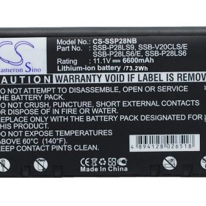 SAMSUNG P28 cXVM 340 Laptop Battery /6600mAh, etc.
