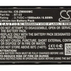 Camera Battery CS-ZM800MC for ZOOM Q8 Recorder, etc.