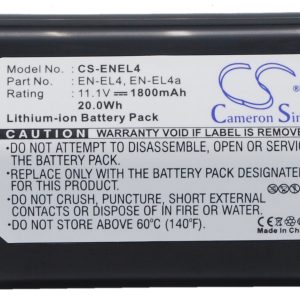 Replacement Battery for NIKON, D2H, D2Hs, D2X, D2Xs, F6, etc.