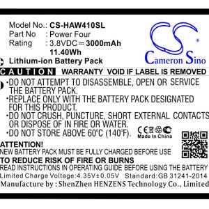 Replacement Battery for Highscreen, Power Four, Highscreen, Power Four, etc.