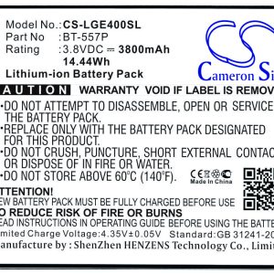 Replacement Battery for Leagoo, Elite 5, Leagoo, BT-557P, etc.