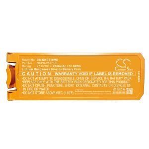 Replacement Battery for Nihon Kohden Cardiolife AED 2100 range, AED-2100, AED2150, AED2151, etc.